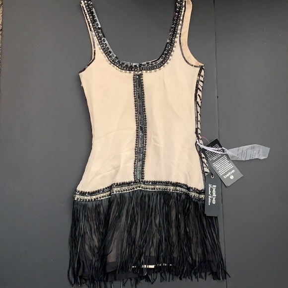 Bebe Fring Him Dress GORGEOUS - Picture 5 of 9